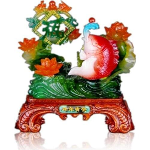 Poly Art Square home jewelry / resin Crafts / imitation jade ornaments / annual surplus wy-336 YS394H
