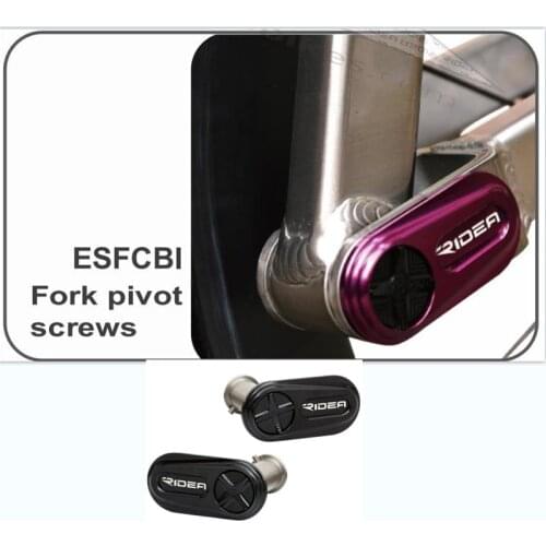 Ridea birdy fork pivot CNC 7075 aluminum alloy birdy accessories gold silver red black