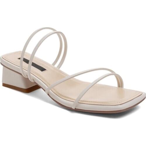 New Arrival Low Heels Ankle Strap Plus Size 40-43 Block Heels Summer Sandals for Women and Ladies