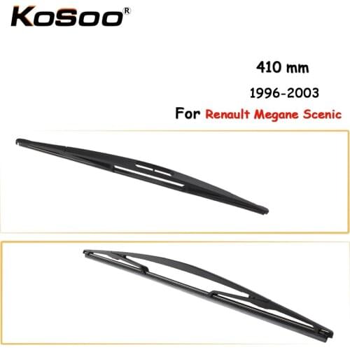 KOSOO Auto Rear Wiper Blade For Renault Megane Scenic,410 mm 1996-2003 Rear Window Windshield Wiper Blades Arm,Car Accessories