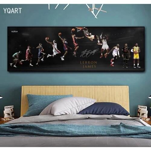 Sport Posters Famous Basketball Players Canvas Paintings on The Wall for Modern Home Living Room Wall Decoration