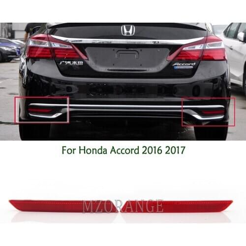 Rear Bumper Light For Honda Accord EX EX-L LX Sport Touring 2016 2017 Car Reflector Tail Brake Fog Lamp 33555T2AA11 HO1184111
