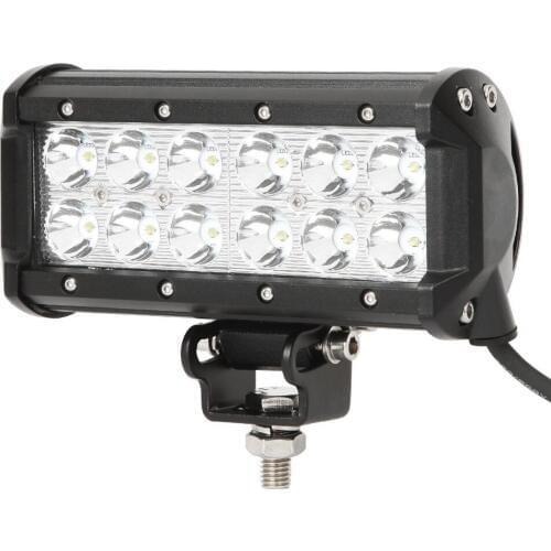7" 36W LED Work Light Bar 3600LM CREE 30 Degree Spot Working Lighting for Heavy Duty Car SUV UTV Jeep Truck Off-Road 4WD Boat