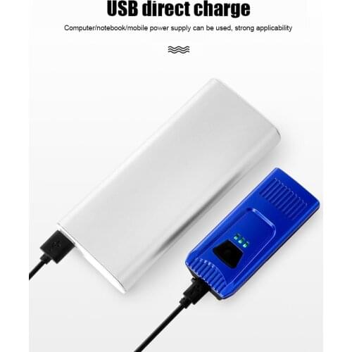 Bike Headlight Bicycle Front Light 4 Light Modes USB Rechargeable Waterproof Power Display Highlight LED Lamp Cycle FlashLight