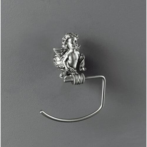 MB-0786 TCB Robe Hooks Towel Hook Coat Clothes Hanger Door Rack Classic Angel Home Deco Wall Mount Bathroom Shelf