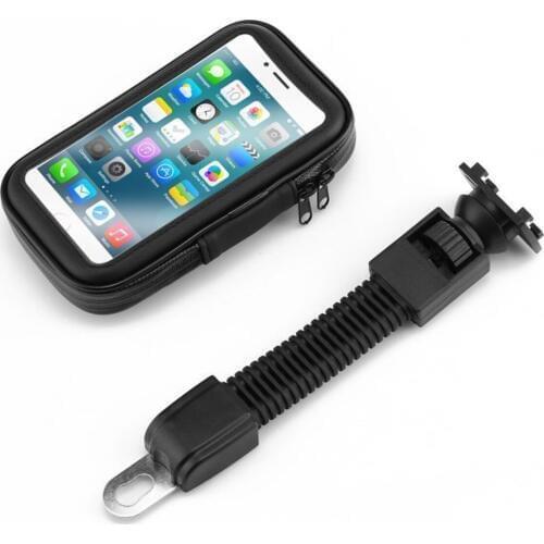 Waterproof 360 degree Rotation Motorcycle Phone Holder Phone Case viewing angle adjustment 3 sizes optional