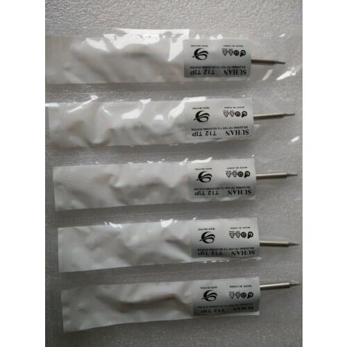 High Quality T12-B2,T12-BC2,T12-D24 ,T12-IL ,T12-KF 5pcs/bag Soldering Iron T12 Iron Tips FX951 Soldering Station