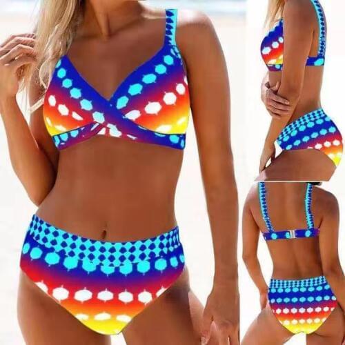 Retro Polka Dot Bikini Set Women 2020 Summer Beach Sexy Push Up Female Swimwear Set Bathing Suit Womens Bikinis Mujer S-8XL