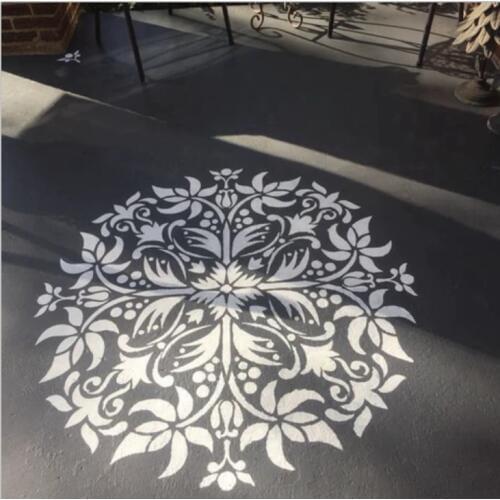 30 * 30cm size diy craft mandala mold for painting stencils stamped photo album embossed paper card on wood,fabric wall stencil