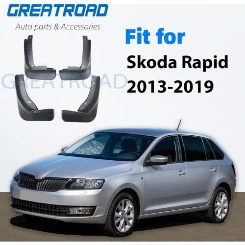 Car Front Rear Mudguards For 2012-2017 2015 Skoda Rapid Mudflaps Accessories Splash Guard Car-styling Fenders