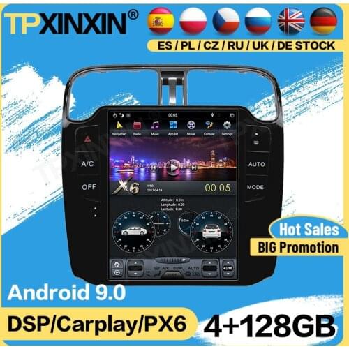 Carplay Tesla 128G Radio With Stereo Android For VW Polo 2011 2012 2013 2014 2015 2016 2017 2018 GPS Player Auto Audio Head Unit