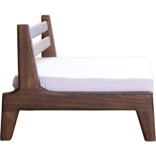 Wood Japanese Zaisu Floor Tatami Chair with Back Support Great for Reading Games Meditating Balcony Home Living Room Furniture