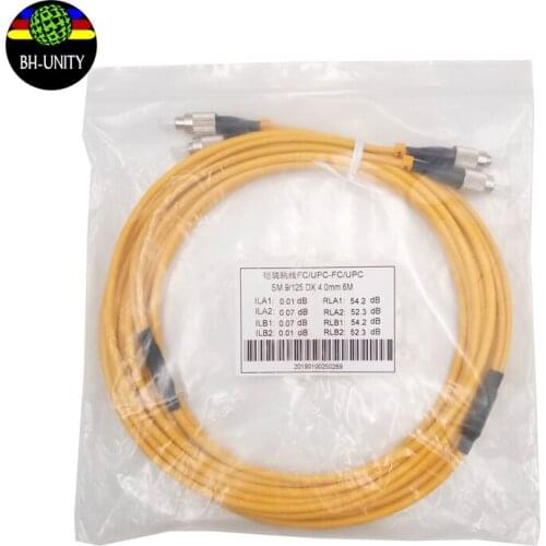 Original double line fiber optic cable 6m fiber round cable for skycolor Infinity Gongzheng Yaselan printer data cable