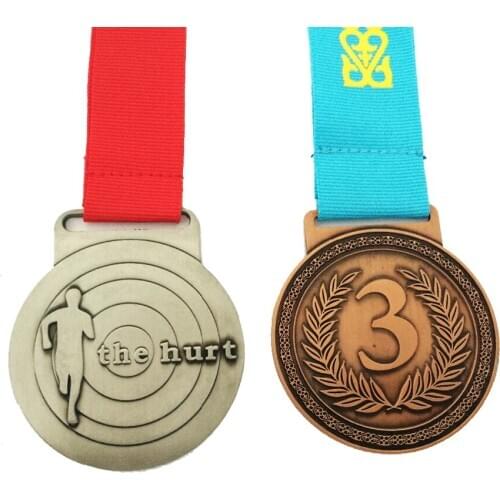 Customized Taekwondo Medal Your Own Shape 50.8mm(2inch) Diameter Zinc Alloy Medal