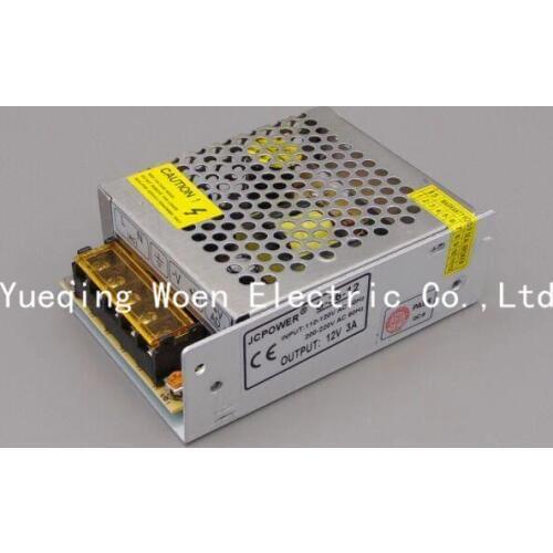 S-36-12 switch 12VDC 3A 36W transformer power supply 12V 3A 36W LED switching power supply