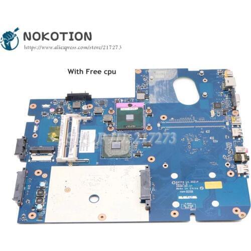 NOKOTION Laptop Motherboard For Gateway NV78 NV74 LA-5021P MBB5702001 KAYF0 MAIN BAORD Free cpu