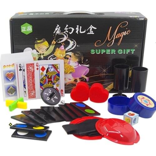 Magic Toys Set for Kids Magic Tricks Toys for Children Kit toys for children boys Drop Shipping Halloween Toys YH1838