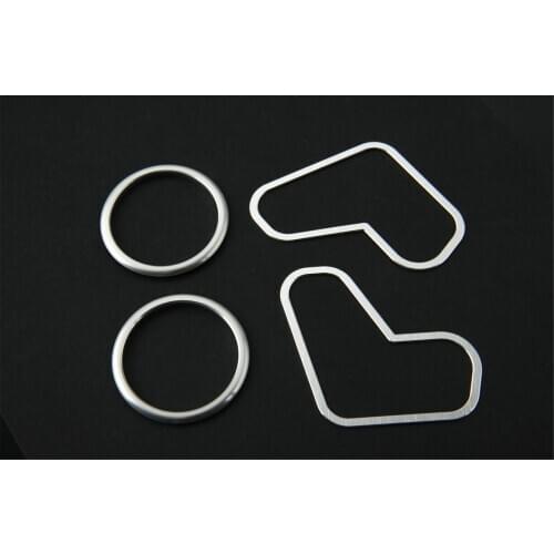 4pcs Car Seats Smart Adjust Decorative Ring Cover Trim Sticker for Jeep Grand Cherokee 2011+ Car Accessories Interior Decoration