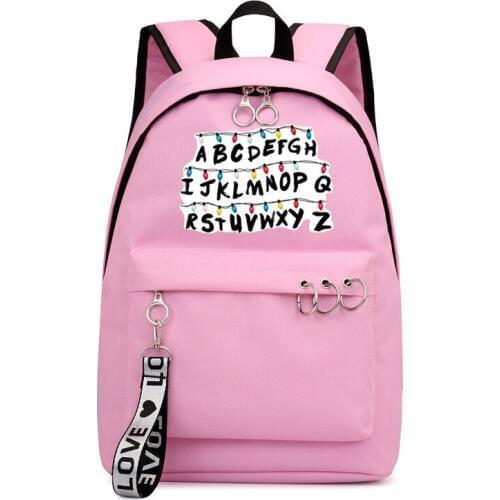 New Stranger Thing Backpack For Girls&Boys Multi Pocket Travel Backpacks Female School Bag for Teenage Book Mochilas