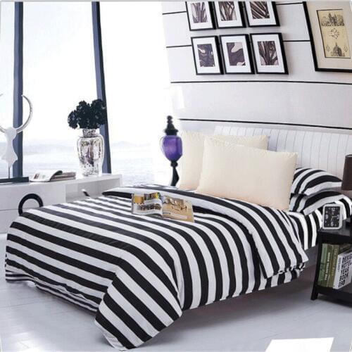 LAGMTA 1pc 100% polyester black and white series duvet cover customizable to any size comforter cover