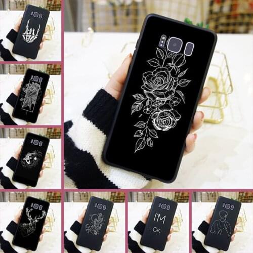 Flower Cactus Case For Samsung Galaxy S8 S9 Plus S5 S6 S7 Edge Silicone Back Cover For Samsung Galaxy Note 4 5 8 9 Phone Case