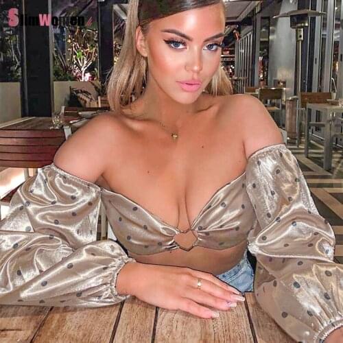 Блузки в горошек SQLYZAWN China At AliExpress