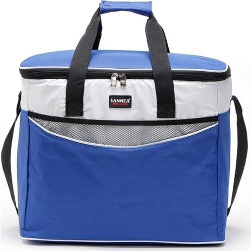 New Style Insulation Ice Bag 34L Large Car Pack Oxford Cloth Lunch Containe Family Outdoor Picnic Portable Lunch Box Bag Handbag