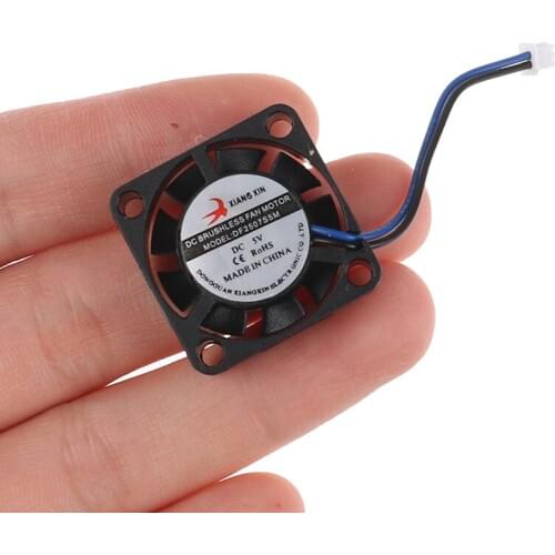 Ultra-miniature Brushless Fan Electric DC 5V 6V 2507 Mini Micro Tiny Quiet And Large Air Volume Cooling Fan New 25*25MM