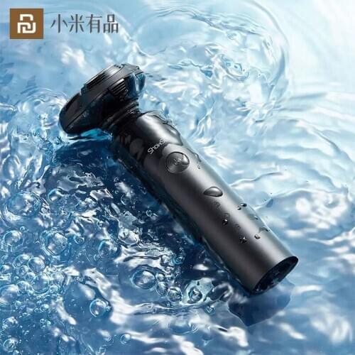 Youpin Electric Shaver Mens Razor Beard Trimmer Shaving 3D Blades Cutting Machine Portable Rechargeable IPX7 for Personal Care