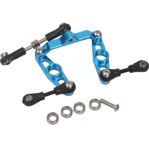 1/10 Aluminum Steering Arms Ball Bearing Kit for Tamiya TT-01 Type-E TT-01E Upgrades Parts RC Drift On-Road Car