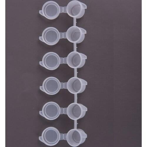 1Pcs 6 Joint 3ml Pigment Container Box Painting Acrylic Paint Supplies For Drawing Art