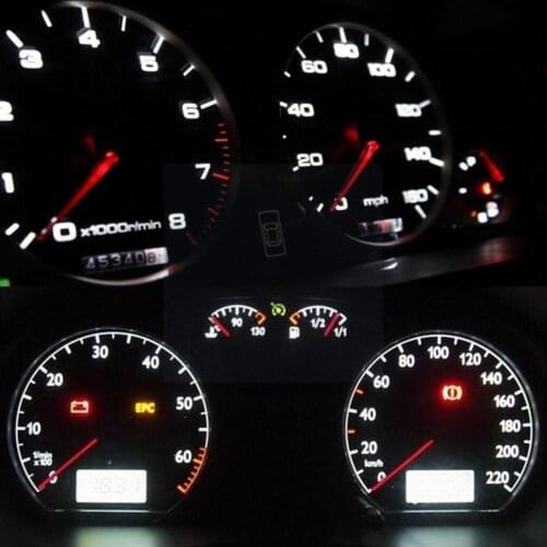 10pcs Indicator Light Bulb Car Dashboard Warning Indicator Dropshipping Lamp Instrument 7 Lamp Light Auto Auto Color Lamp M9H4