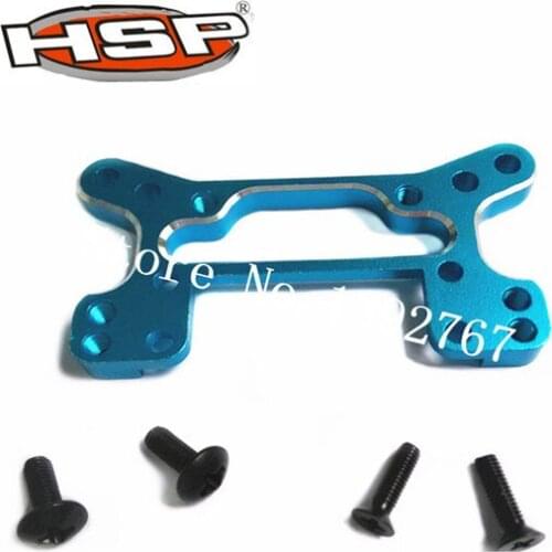 282023 Aluminum Rear Shock Tower 82908 HSP 1/16 Upgrade Parts For On Road Cars Flying Fish 2 Zillionaire