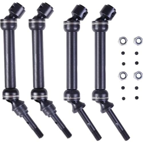 CVD Steel Front & Rear Drive Shaft Assembly Heavy Duty For Traxxas 1/10 Slash 4x4 SLA017 SLA018 RC Car 1/10 Traxxas Slash 4X4