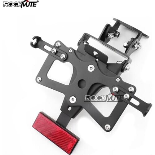 License Plate Holder For KAWASAKI Z800 2014-2019 Motorcycle Registration Plate Bracke Tail Tidy Eliminator Red Reflector Panel