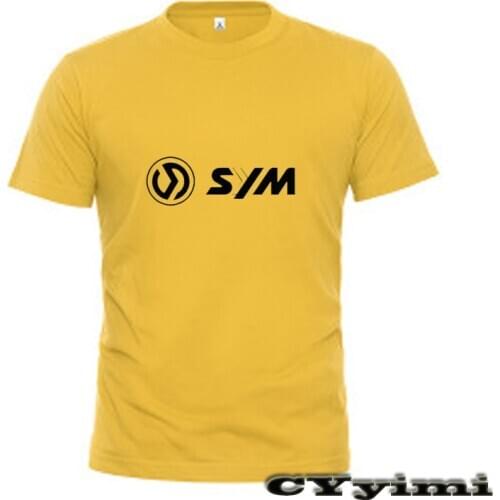 For SYM CRUISYM 300 T Shirt Men New LOGO T-shirt 100% Cotton Summer Short Sleeve Round Neck Tees Male