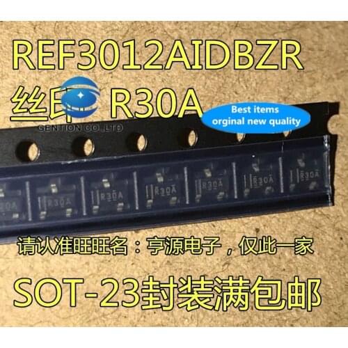 20 PCS 100% new and orginal real photo REF3012 REF3012AIDBZR silk-screen R30A 1.25 V output voltage 50 PPM