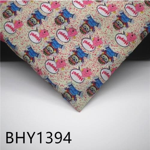 Half yard 45*140cm cartoon print polyester cotton fabric mask handmade craft 1394