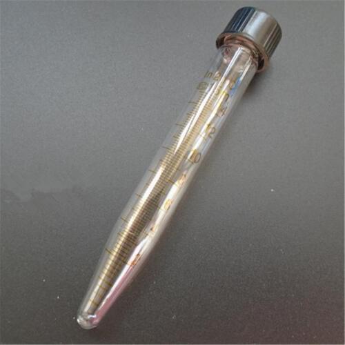 15mL Glass Centrifuge Test Tube W/PP Screw Cap Conical Bottom 3 Pcs/Lot