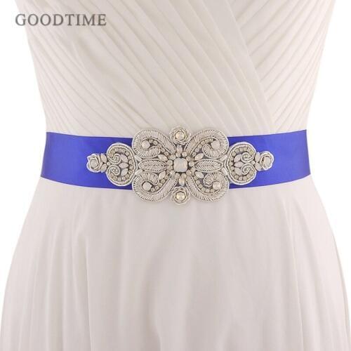 Luxury Wedding Belts Elegant Bridal Belts Crystal Pearls Beaded Wedding Sash Lady Accessories For Girl Party Dress Up