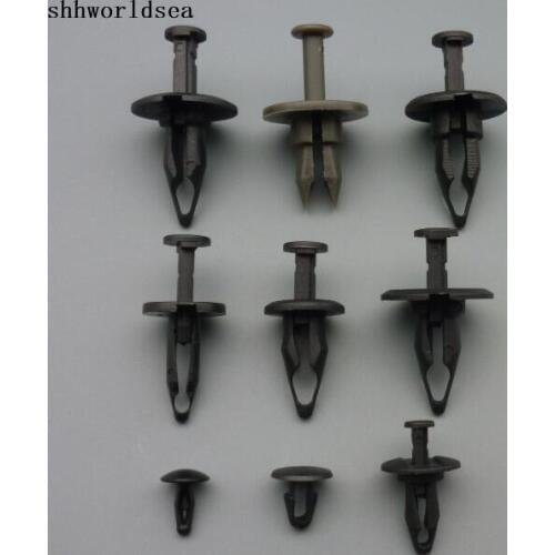 Shhworldsea 500pcs auto clip body retainer fascia front bumper fascia retainer door flange weatherstrip
