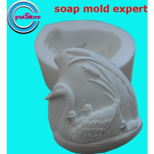 Duck Design Silicone Soap Molds DIY 3D Silicone Mould for Soap Making