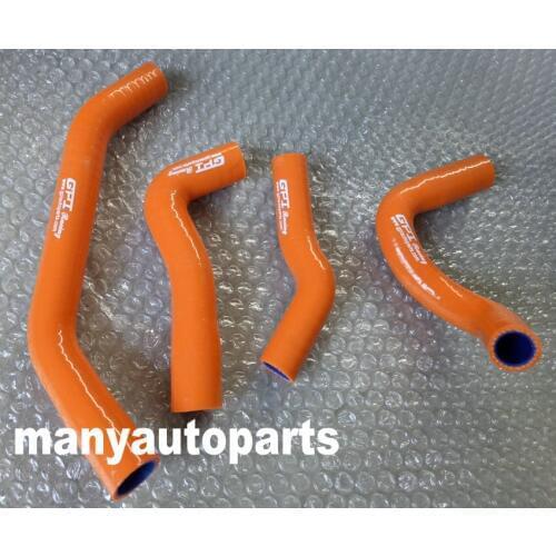 SILICONE RADIATOR HOSE FOR KTM 390 LC4 Duke / RC 390 2015-2016 15 16 ORANGE