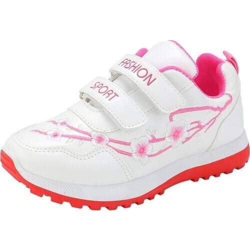 Girls Sprot Shoes Childrens Flowers Breathable Soptr Shoes Girls Casual Sneakers Girls Fashion Sneakers Autumn and Spring Shoes