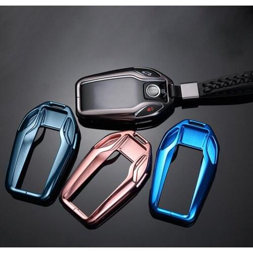 Aluminum Alloy Car LED Display Key Cover Case for BMW 5 6 7 Series G05 X5 G07