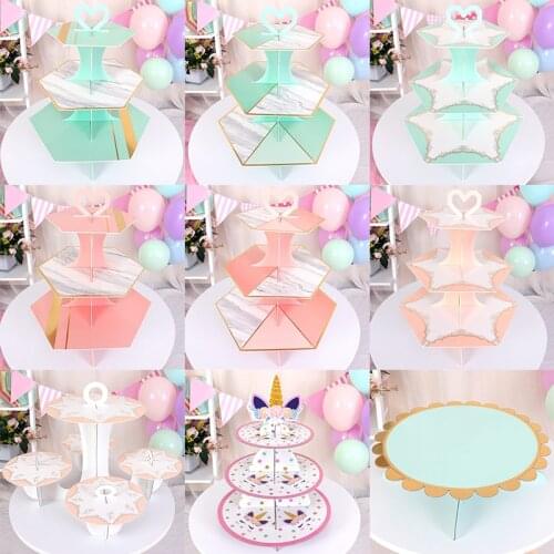 Birthday party decoration rose gold cake stand adult birthday party tablecloth napkin anniversary wedding decoration party suppl