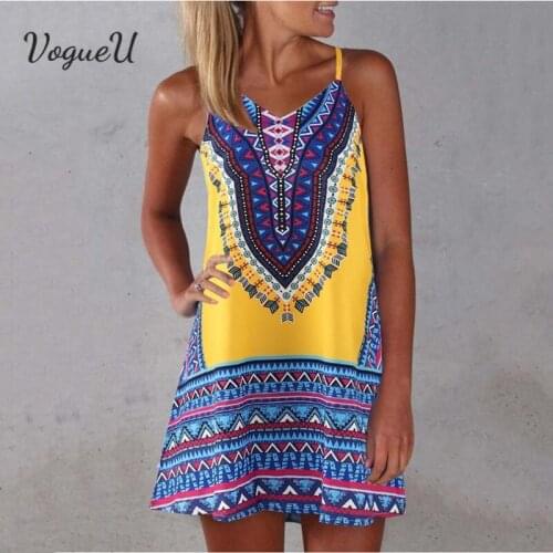 2021 Women Clothes Vintage New Digital Print Suspender Skirt Casual Dress Summer Bohemian Style Short Dresses Elegant Clothing