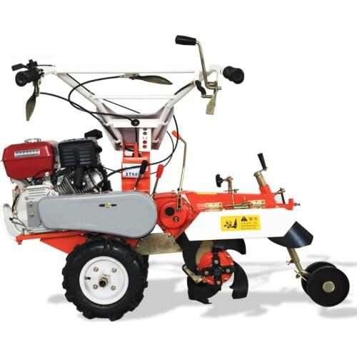 186 Air-cooled Diesel Gasoline Ditching Cultivator Multifunctional Ginger Cultivating Machine Green Onion Ridging Machine