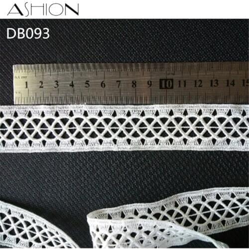 5 yards 3CM white Embroidered Lace Fabric DIY skirt hem Dance costumes Garment Accessories lace trim Sewing Craft LP-DB093