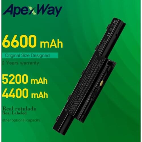 Apexway 6 cells battery for Acer eMachines as10d61 D442 D528 D640 D642 D730 D732G E440 E442 E529 E443 E644G E640G E732 LM81